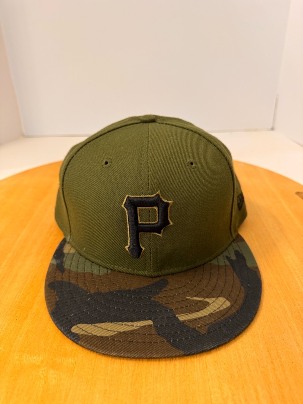 New Era Olive Green 59FIFTY Fitted Cap with Black Trim